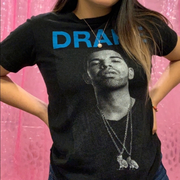 Drake Tops - DRAKE - WOULD YOU LIKE A TOUR? 2013 TShirt Women's S Black Band Tour Tee